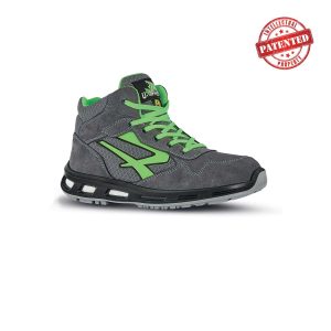 Scarpa Antinfortunistica Alta Estiva Traspirante U-Power Ramas S1PS FO Linea Red Lion
